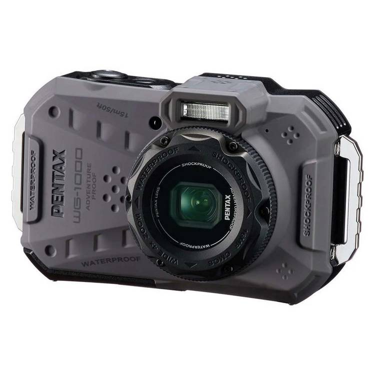Pentax WG-1000 rugged compact camera grey - British product
