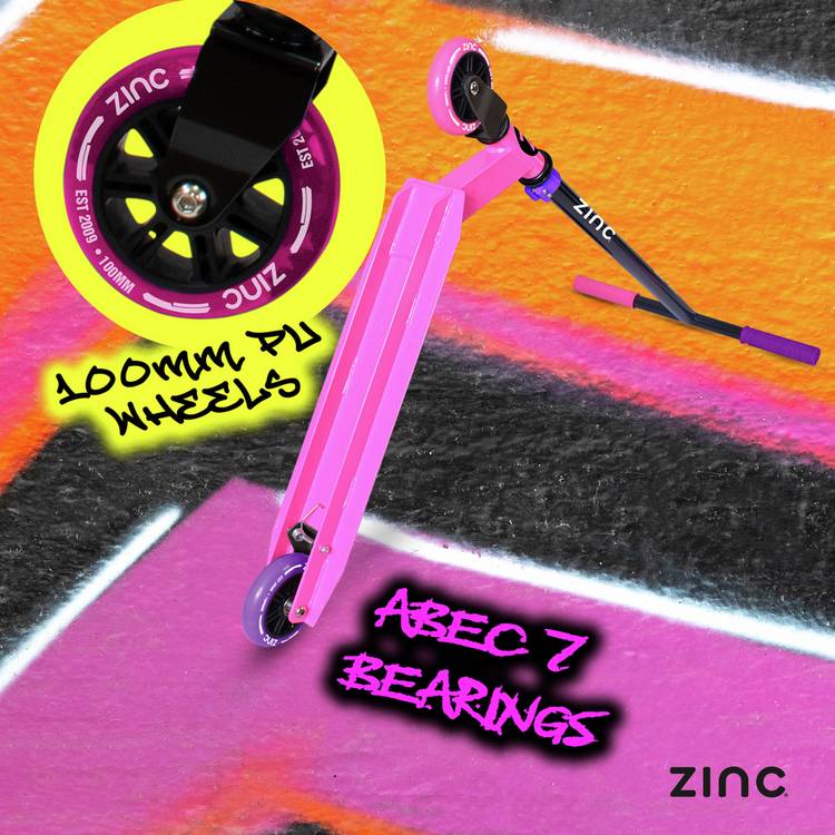 ZINC Detour stunt scooter pink (British brand)
