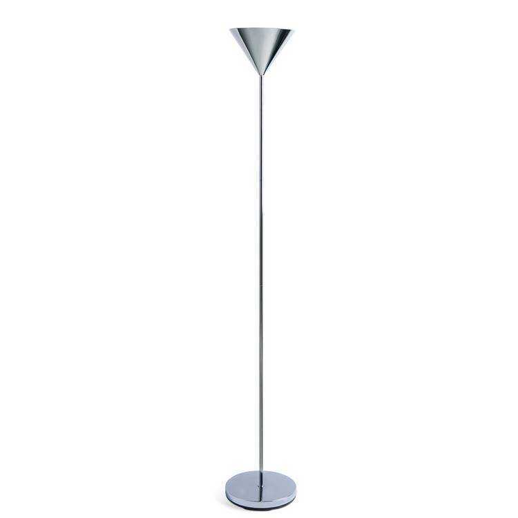 Argos Home cone uplighter floor lamp polished chrome, UK version