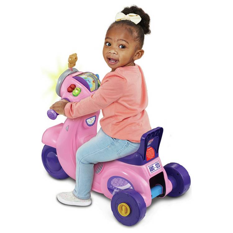 Vtech 2-in-1 Ride & Balance Scooter Pink, imported from the UK