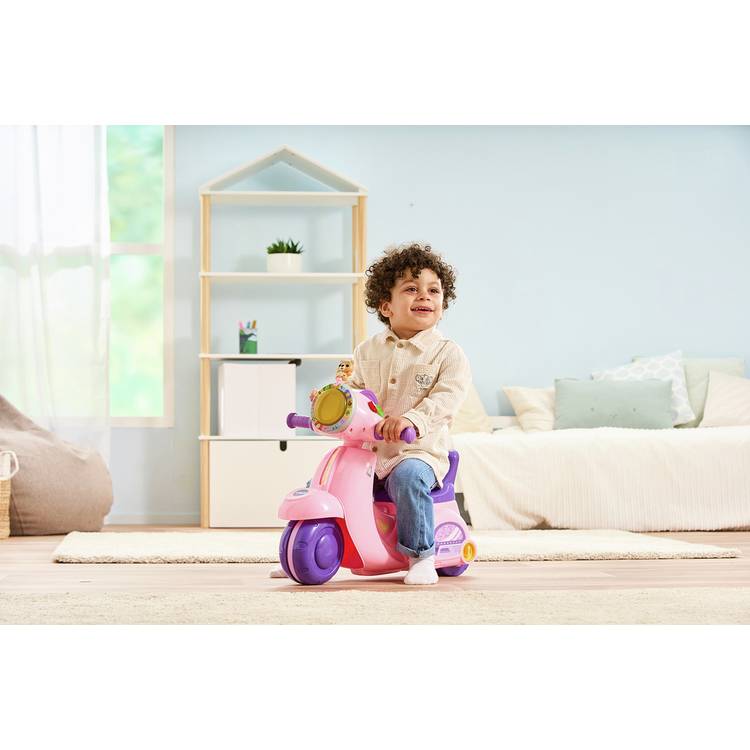 Vtech 2-in-1 Ride & Balance Scooter Pink, imported from the UK
