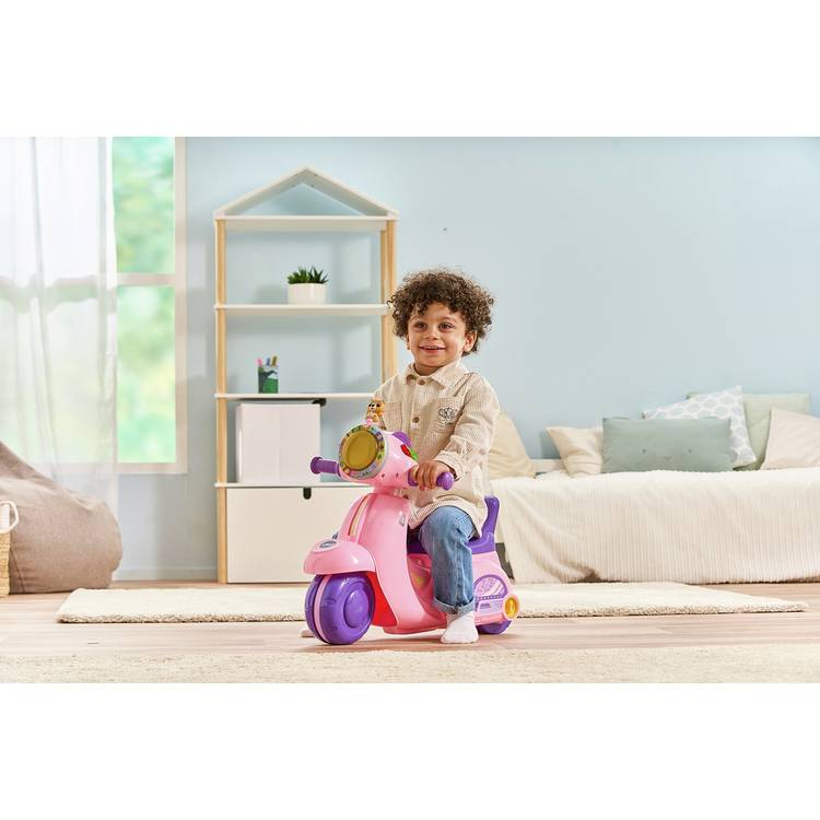 Vtech 2-in-1 Ride & Balance Scooter Pink, imported from the UK