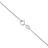 Revere rose gold plated heart cubic zirconia pendant necklace with 45.7cm chain (British brand)