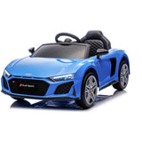 Audi R8 12V ride-on car blue (British brand)