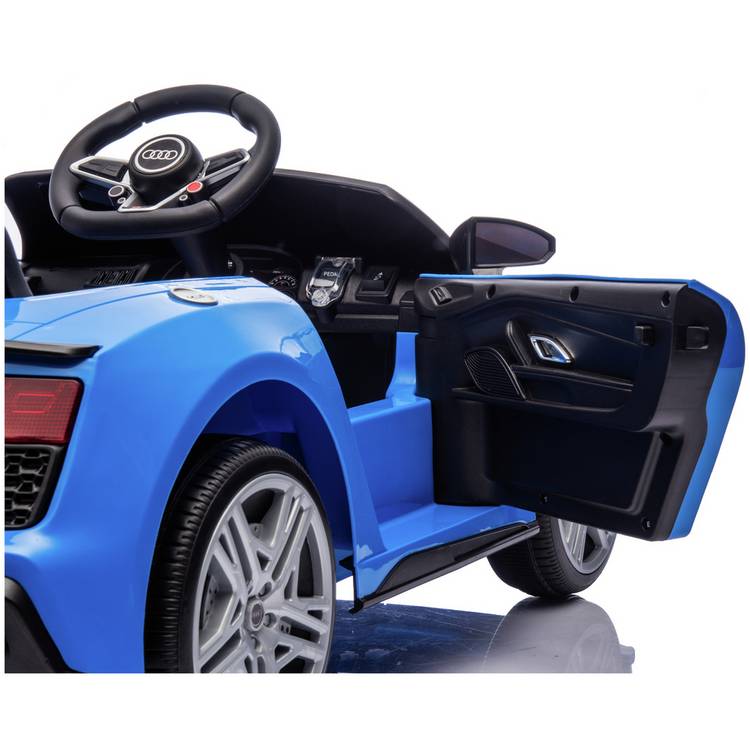 Audi R8 12V ride-on car blue (British brand)