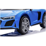 Audi R8 12V ride-on car blue (British brand)