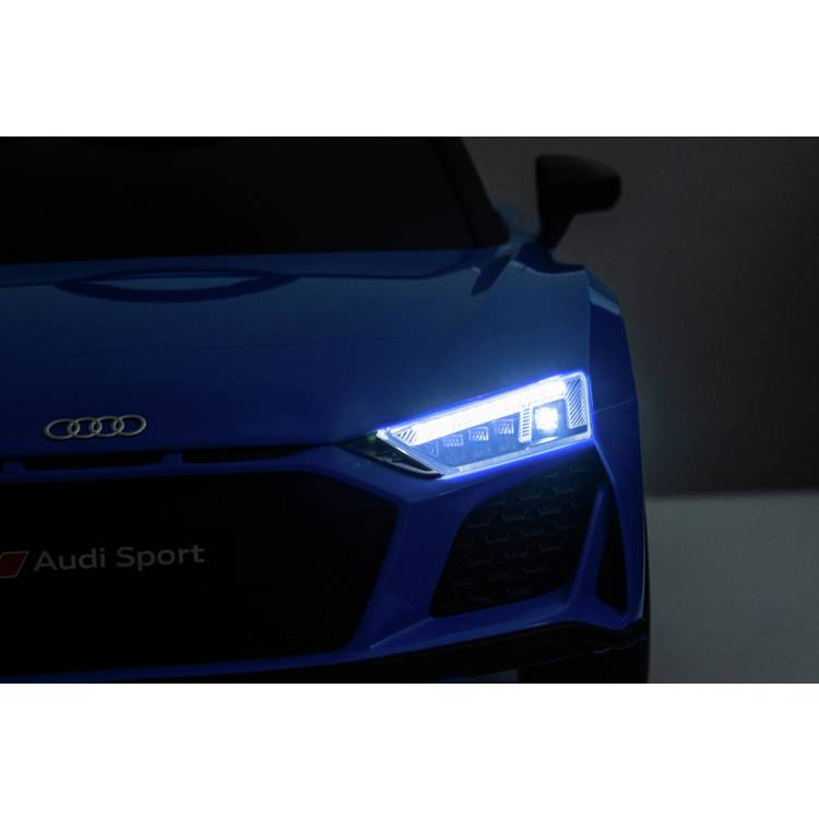 Audi R8 12V ride-on car blue (British brand)