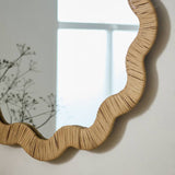 Habitat round wavy wall mirror 60x60cm, UK version