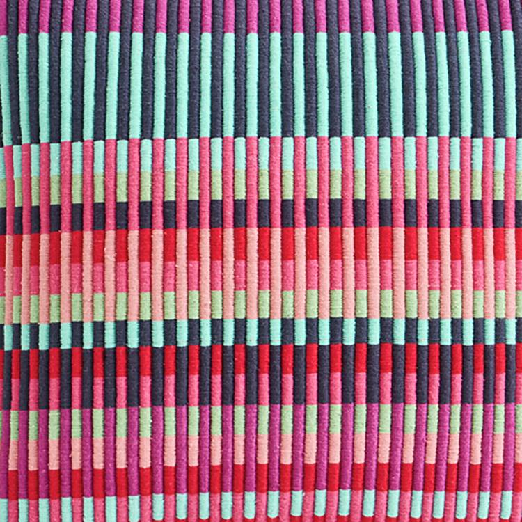 Margo Selby red cushion 43x43cm, imported from the UK