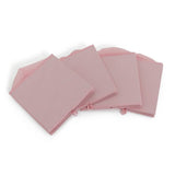 Pink canvas storage boxes set of four - British product
