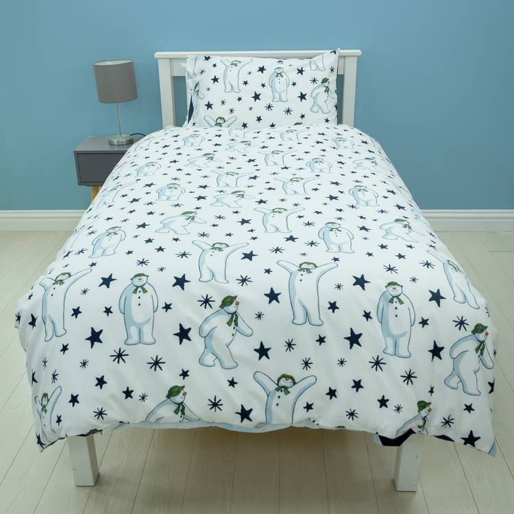 The Snowman brushed kids bedding set single (British brand)