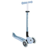 Globber Go Up Active Lights Eco scooter Steel Blue, imported from the UK