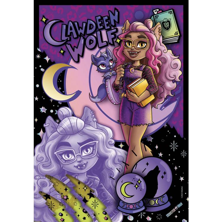 Monster High Clawdeen jigsaw puzzle 150 pieces, UK version