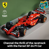LEGO Technic Ferrari SF-24 F1 car model kit (British brand)