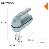 Kenwood QuickMix Go electric hand mixer blue, imported from the UK