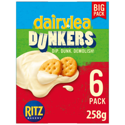 ASDA Dairylea Dunkers Ritz Crackers Cheese Snack 258g- Buy online at McGrocer