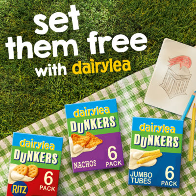Dairylea cheese dip and tortilla chips multipack 258g - British product