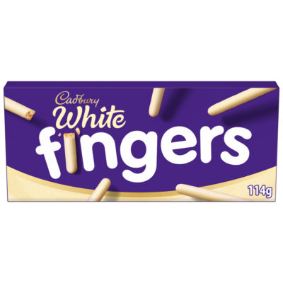 ASDA Cadbury Fingers White Chocolate Covered Biscuits 114g- Buy online at McGrocer