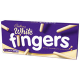 Cadbury white chocolate covered biscuits 114g - British product