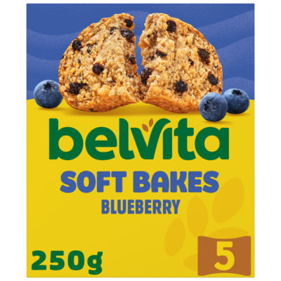 ASDA Belvita Soft Bakes Blueberry Cereal Snack Bars 250g- Buy online at McGrocer