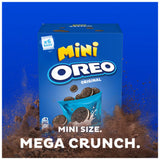 Oreo Mini Vanilla Sandwich Biscuits 114g, imported from the UK