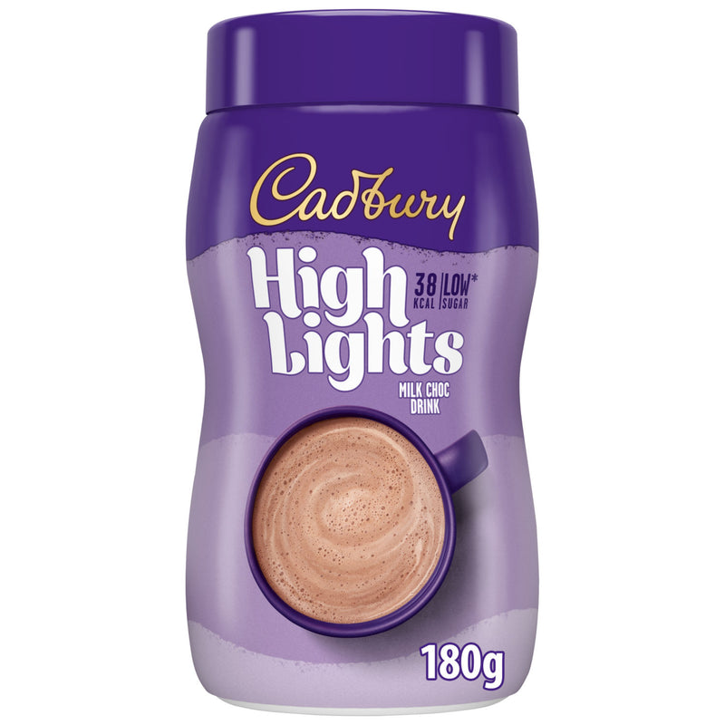 Cadbury Highlights hot chocolate mix 180g jar - British product