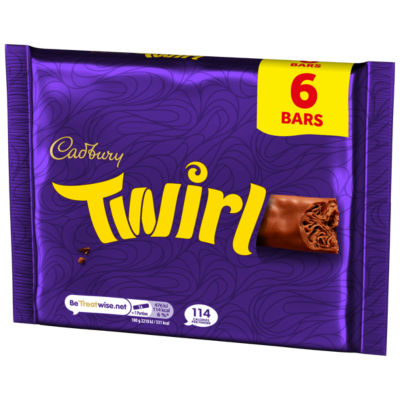 Cadbury Twirl chocolate fingers 3 pack 129g - British product