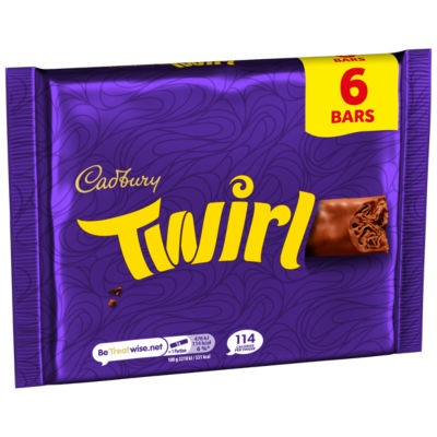 Cadbury Twirl chocolate fingers 3 pack 129g - British product
