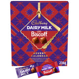 Cadbury advent calendar Biscoff chocolate 236g, imported from the UK