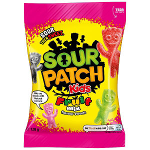 Sour Patch Kids fruit mix candy 120g, UK version