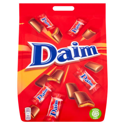 ASDA Daim Mini Milk Chocolate with Almond Caramel Centre Bag 200g- Buy online at McGrocer