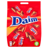 Daim mini milk chocolate with almond caramel centre bag 200g - British product