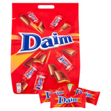 Daim mini milk chocolate with almond caramel centre bag 200g - British product