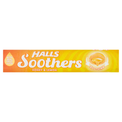 Halls honey & lemon lozenges 45g - British product