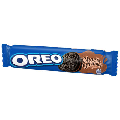 OREO Choco Brownie Sandwich Biscuits 154g, imported from the UK