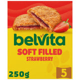 ASDA Belvita Belvita Soft Bakes Strawberry Filled Cereal Snack Bars Multipack 250g (5 x 50g)- Buy online at McGrocer