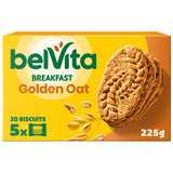 Belvita Golden Oats breakfast biscuits 225g multipack - British product
