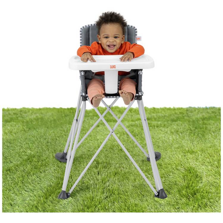 Bright Starts highchair grey (British brand)