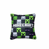 Minecraft cushion green reversible Creeper design 40x40cm, UK version