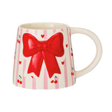 Argos Home striped bow mug 330ml (British brand)