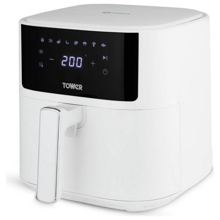 Tower 6L digital air fryer white, UK version