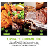 Tower 6L digital air fryer white, UK version