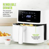 Tower 6L digital air fryer white, UK version