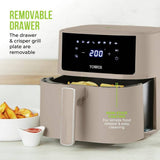 Tower 6L digital air fryer Latte, UK version