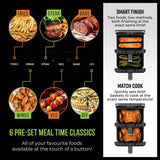 Tower T17190 Twin Stack air fryer 11L black - imported from the UK