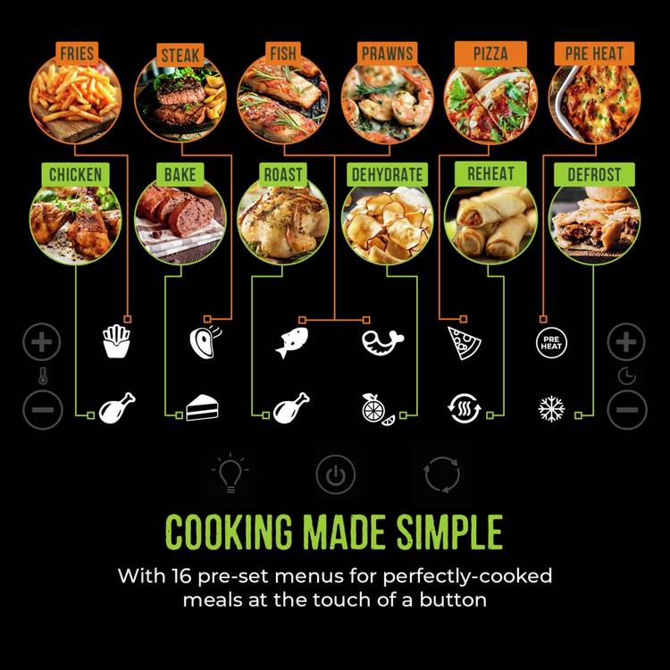 Tower digital air fryer oven 12L (British brand)