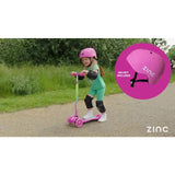 Zinc unicorn scooter and helmet combo (British brand)