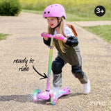 Zinc unicorn scooter and helmet combo (British brand)