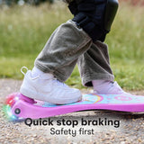 Zinc unicorn scooter and helmet combo (British brand)