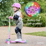 Zinc unicorn scooter and helmet combo (British brand)